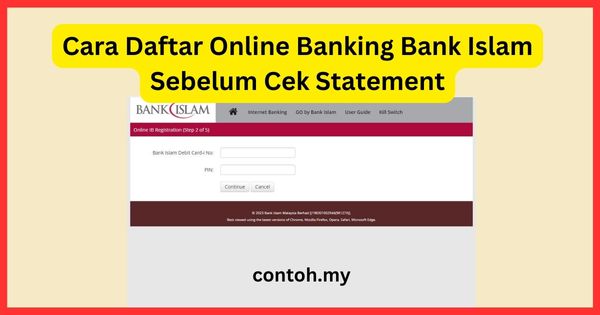 Daftar Online Banking Bank Islam