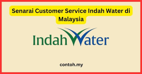 Senarai Customer Service Indah Water di Malaysia